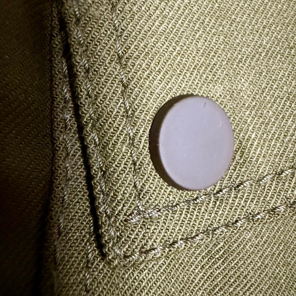 Massimo Dutti Utility Cargo Mini Skirt Safari Olive Military Green Size Small - Picture 14 of 14